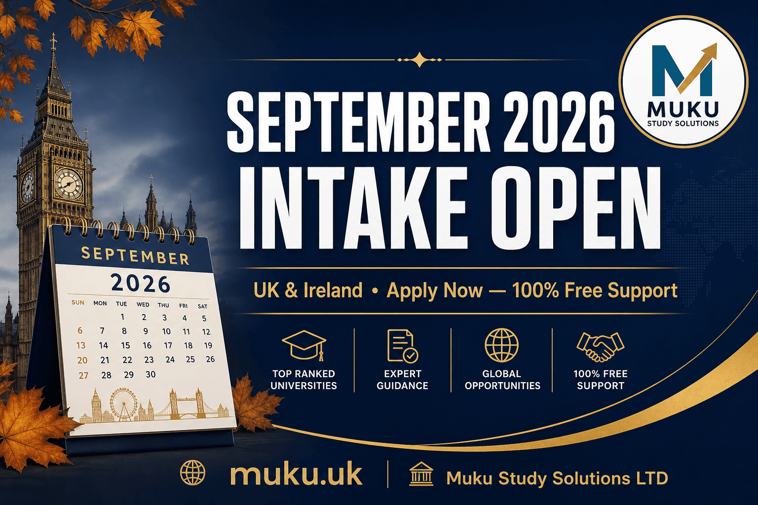 UK September Intake for Bangladeshi Students